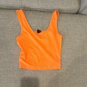 SHEIN orange crop top size XS